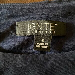 Ignite Evenings Navy Dress